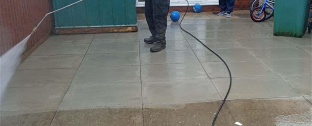 Patio Steam Cleaning